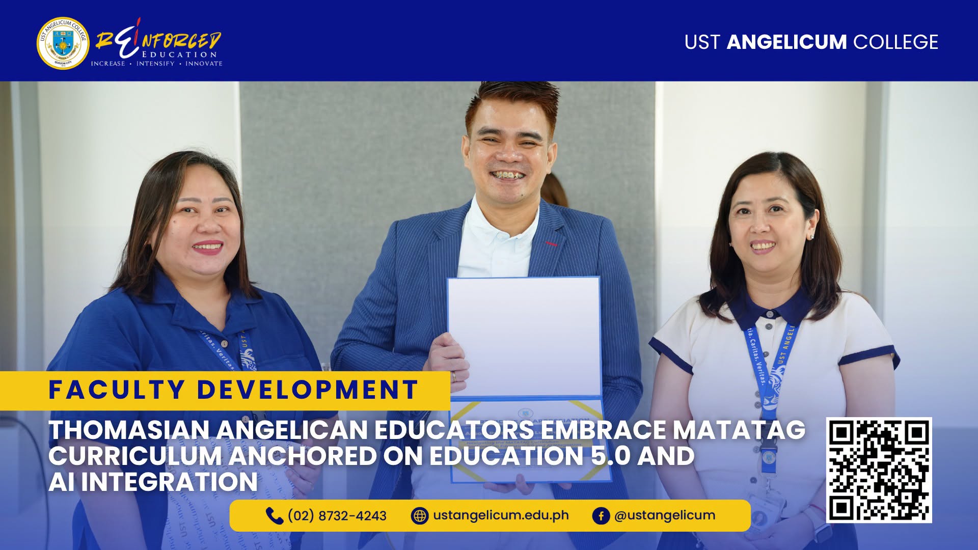 𝐅𝐀𝐂𝐔𝐋𝐓𝐘 𝐃𝐄𝐕𝐄𝐋𝐎𝐏𝐌𝐄𝐍𝐓 : 𝐓𝐡𝐨𝐦𝐚𝐬𝐢𝐚𝐧 𝐀𝐧𝐠𝐞𝐥𝐢𝐜𝐚𝐧 𝐄𝐝𝐮𝐜𝐚𝐭𝐨𝐫𝐬 𝐄𝐦𝐛𝐫𝐚𝐜𝐞 𝐌𝐀𝐓𝐀𝐓𝐀𝐆 𝐂𝐮𝐫𝐫𝐢𝐜𝐮𝐥𝐮𝐦 𝐀𝐧𝐜𝐡𝐨𝐫𝐞𝐝 𝐨𝐧 𝐄𝐝𝐮𝐜𝐚𝐭𝐢𝐨𝐧 𝟓.𝟎 𝐚𝐧𝐝 𝐀𝐈 𝐈𝐧𝐭𝐞𝐠𝐫𝐚𝐭𝐢𝐨𝐧